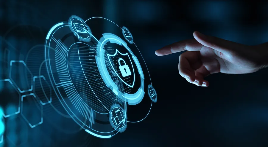 Dedo tentando digitar um código